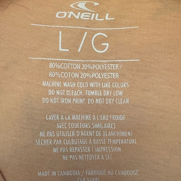 O'Neill Men's Peach Short Sleeve Tee - Picture 4 of 4
